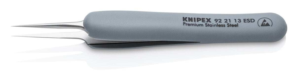 Knipex Stainless Needle Point Tips Precision Tweezers ESD 3 3/4