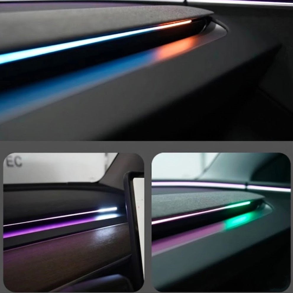 Model Y Dashboard RGB Lights With Integrated BSD System | Clearance Sale