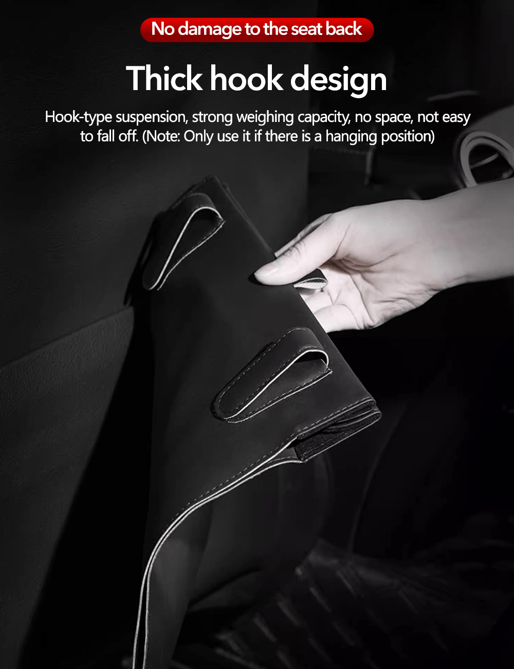 Seat Back Sunde Trash Bag for Tesla