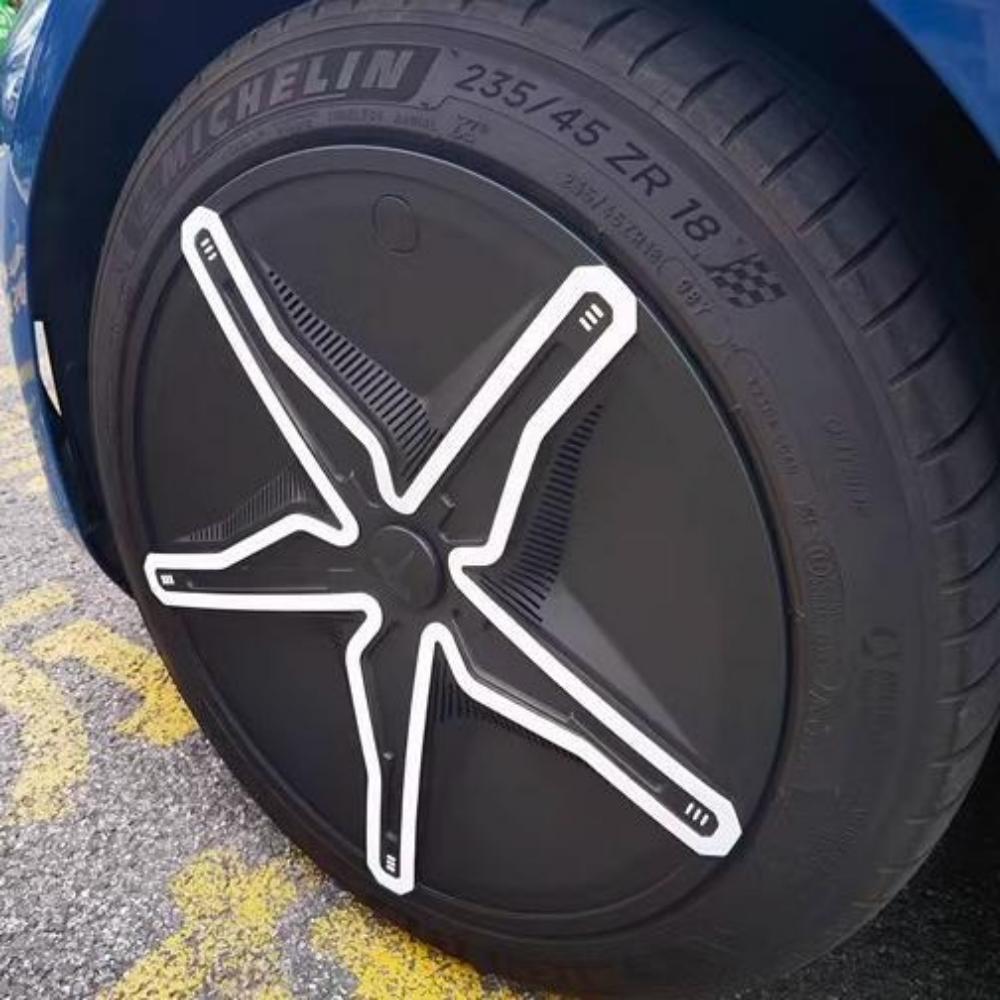Starfish Style ABS Hubcaps for Model 3/Y | 18