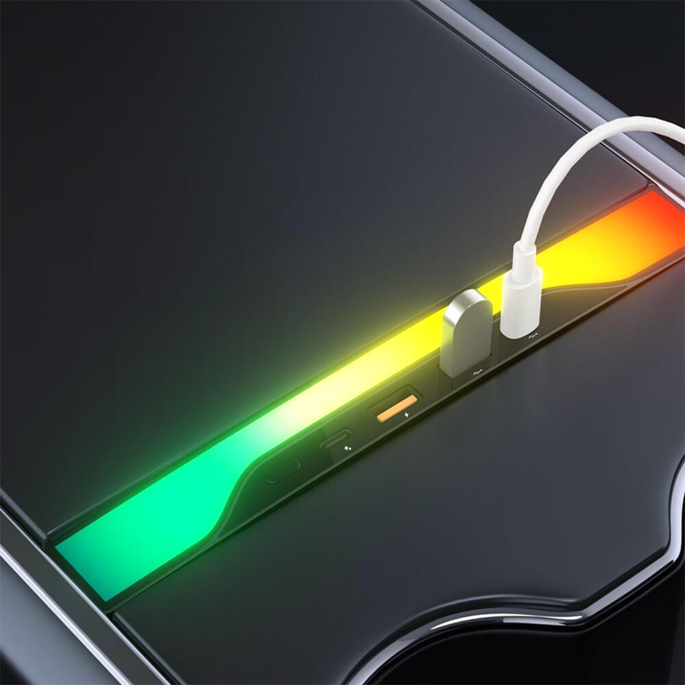 Center Console USB Hub with Ambient Lighting for Model 3 Highland/ Model Y Juniper | TESERY