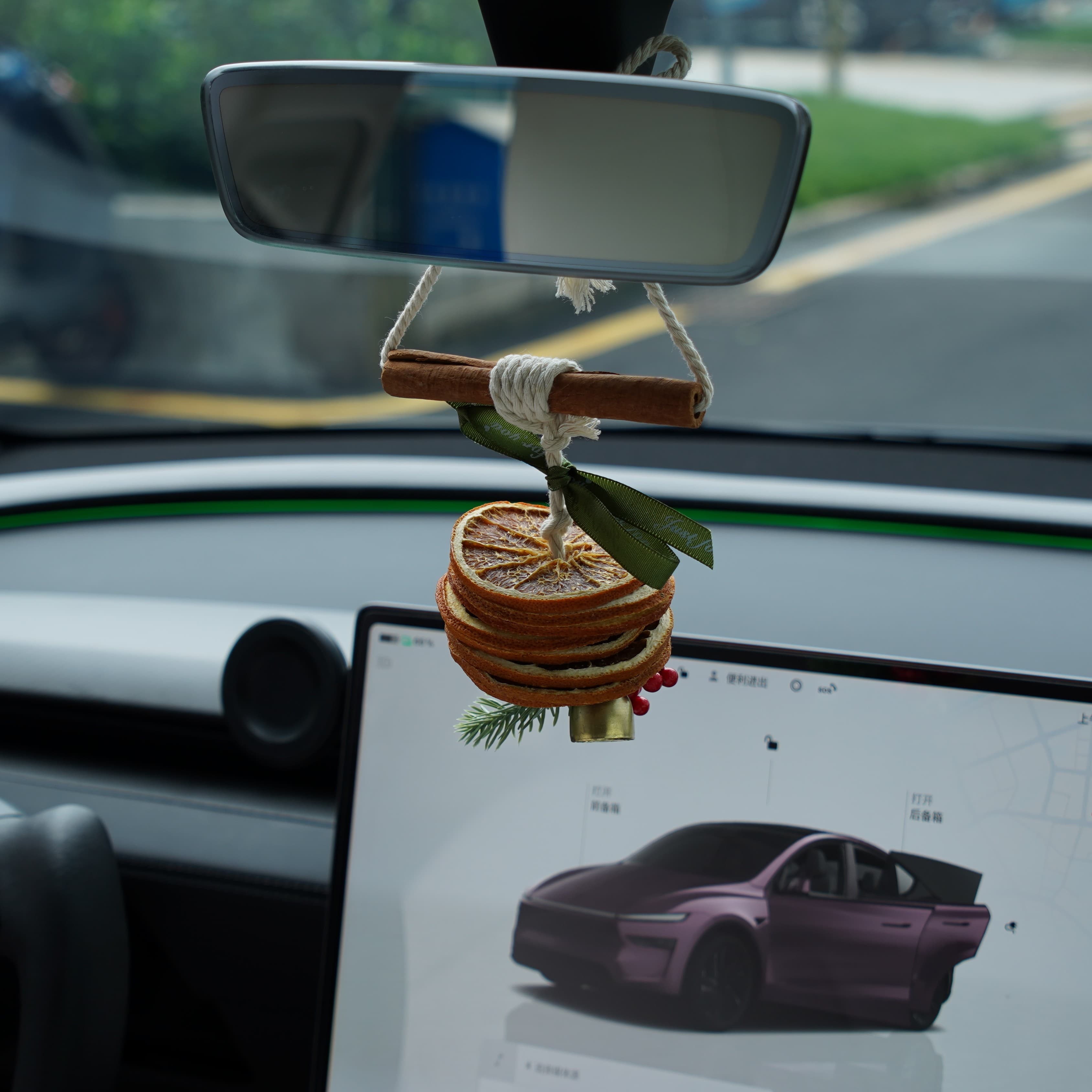 Car Orange Scent Christmas Ornament 丨Universal Hanging Design