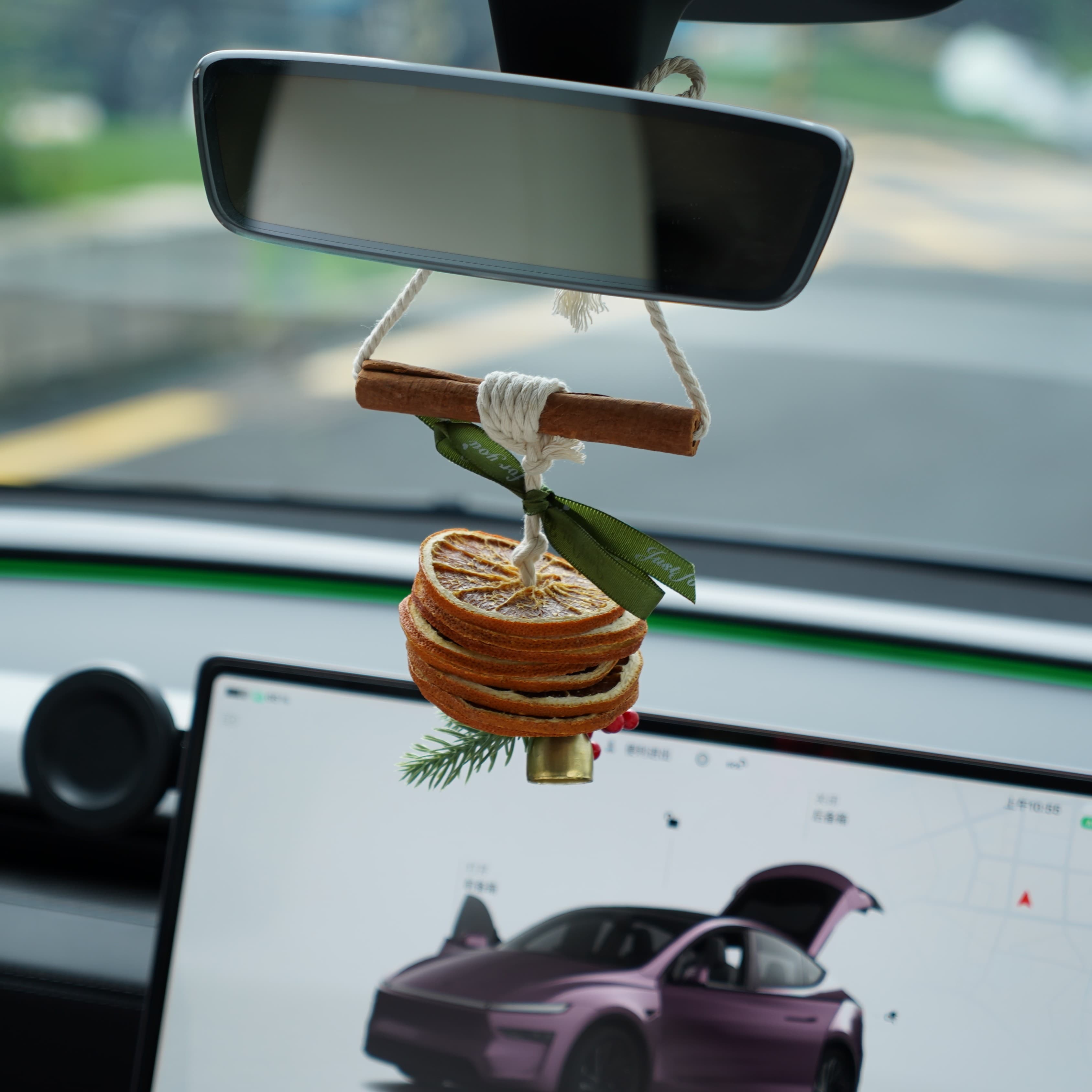 Car Orange Scent Christmas Ornament 丨Universal Hanging Design