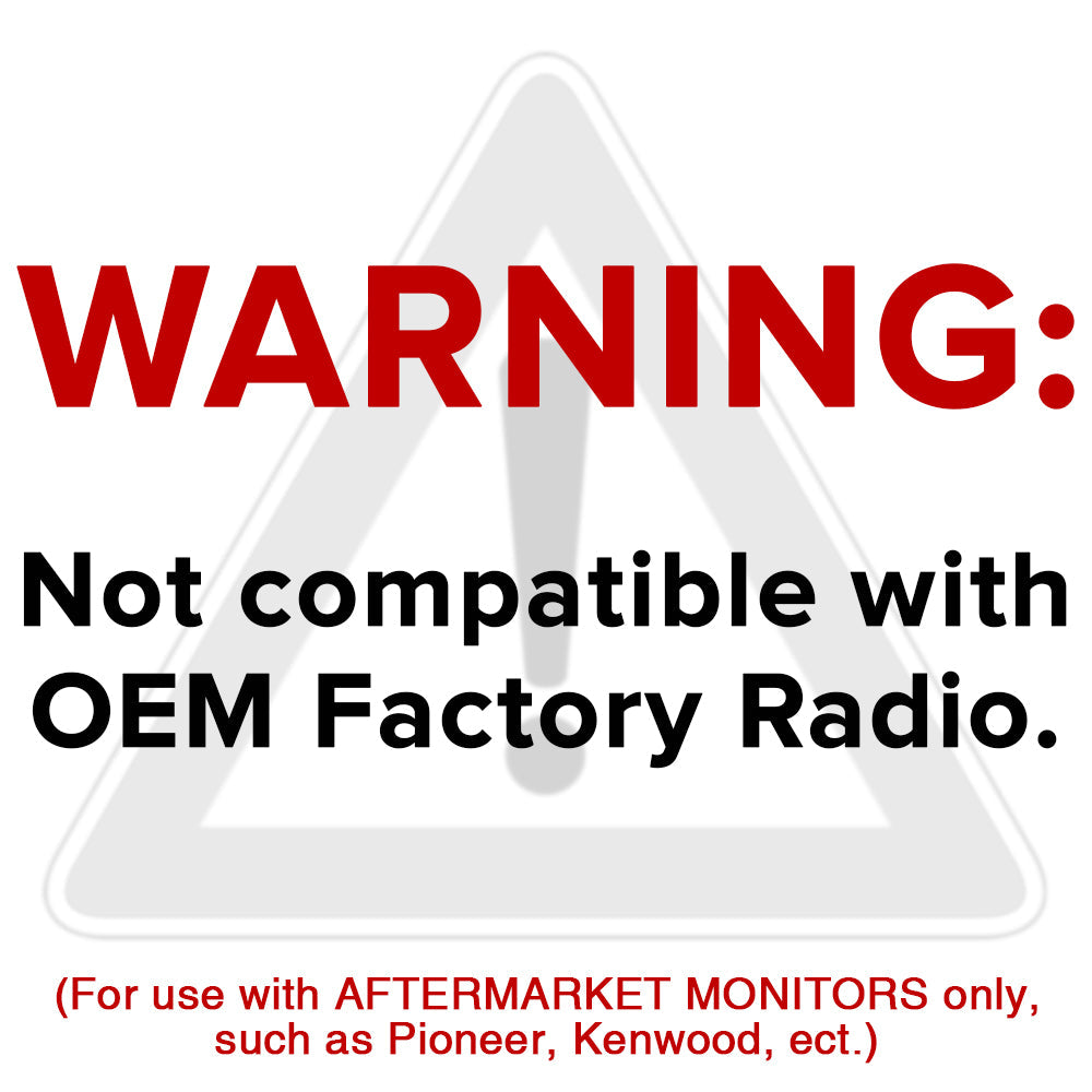 Ford Flex (2009-2012) Replacement Ford Emblem with Backup Camera