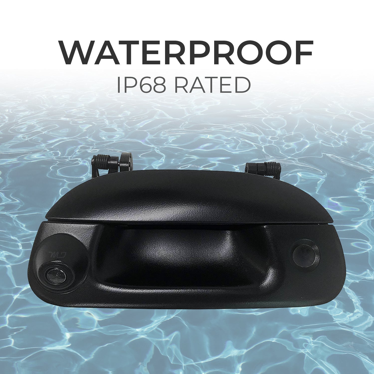 Ford F150 F250 F350 F450 F550 (1997-2007) Replacement Tailgate Handle with Backup Camera (with Key Hole Plug)