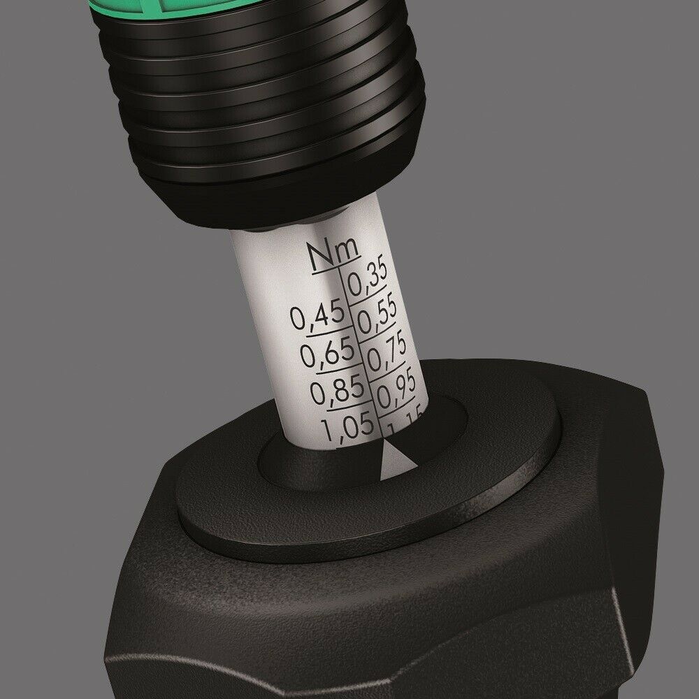 Wera 7400 Adjustable Torque Screwdriver 2.5 - 11.5 in. lbs. 1/4