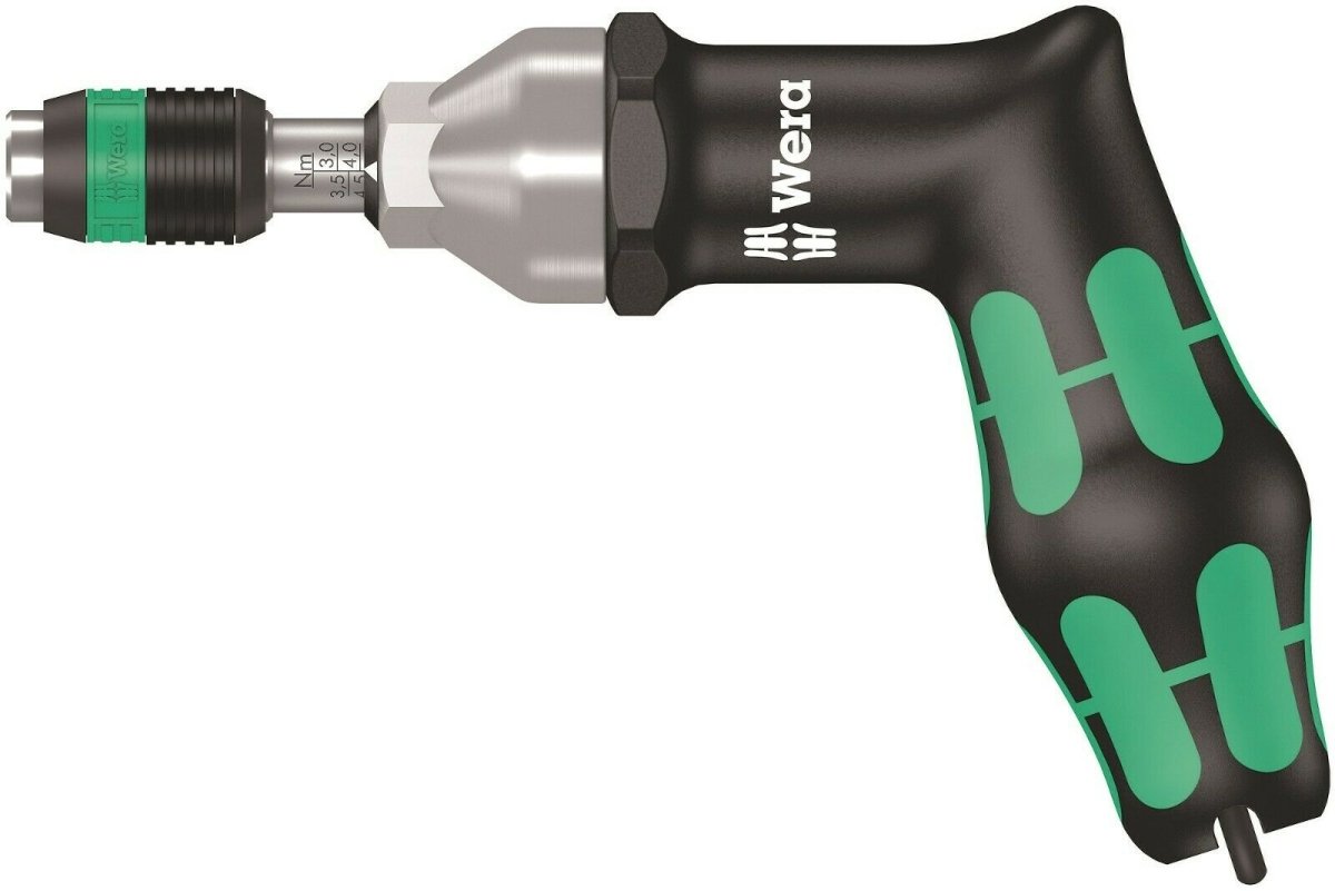 Wera 7442 Adjustable Pistol Grip Torque Screwdriver 3 - 6 Nm 1/4