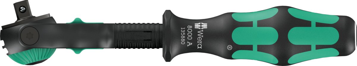 Wera 8000 A Black Edition Zyklop Speed Ratchet Wrench 1/4