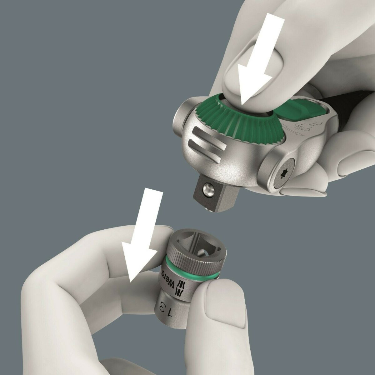 Wera 8000 C SB Zyklop Speed Ratchet Socket Wrench 1/2
