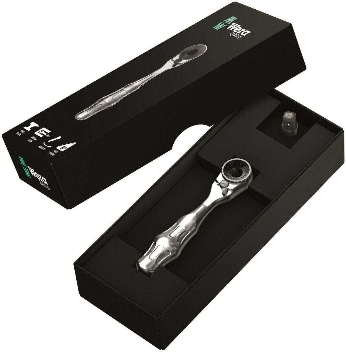 Wera 8001 A Zyklop Mini 1 Bit Ratchet Socket Wrench 1/4