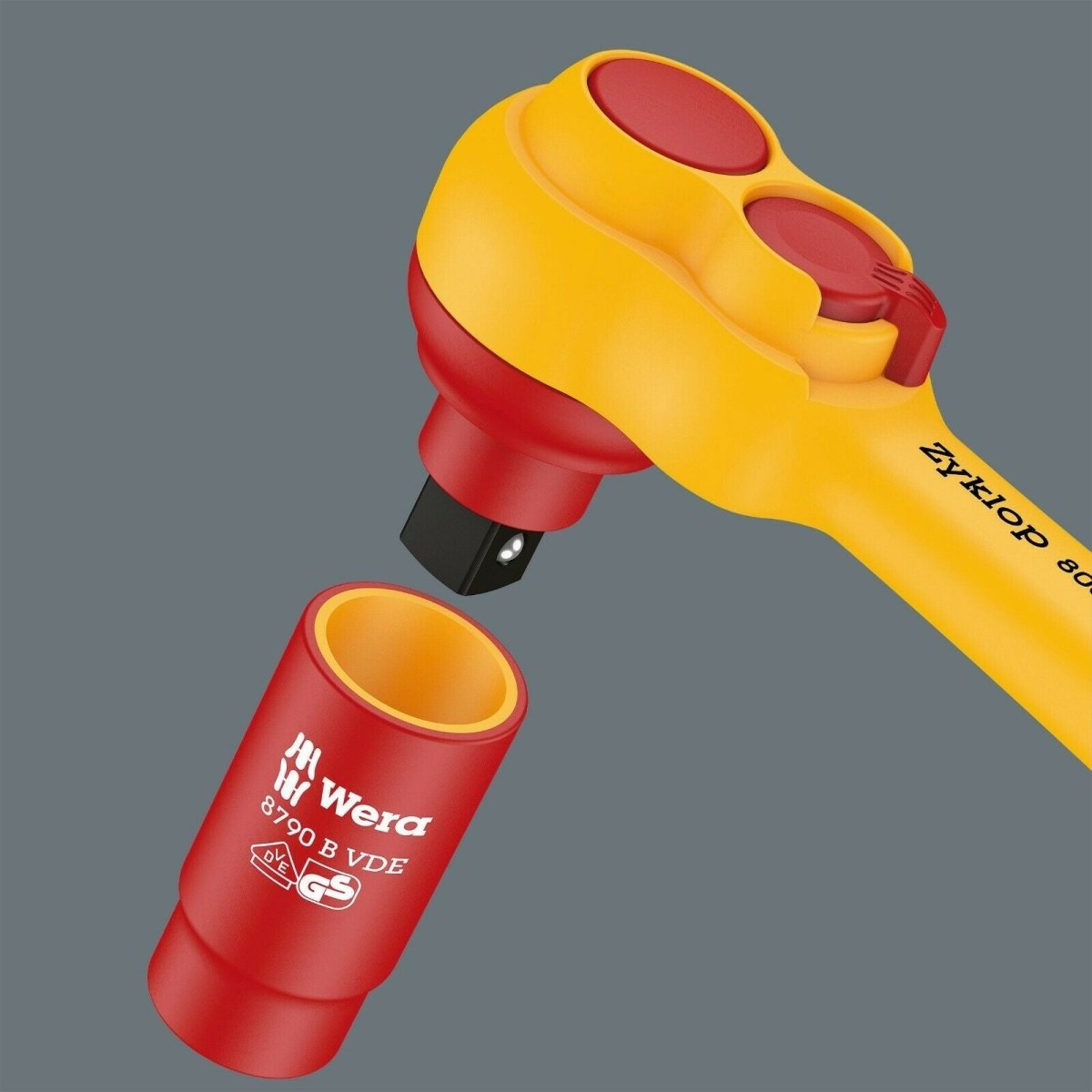 Wera 8007 B VDE Insulated Switch Socket Wrench 3/8