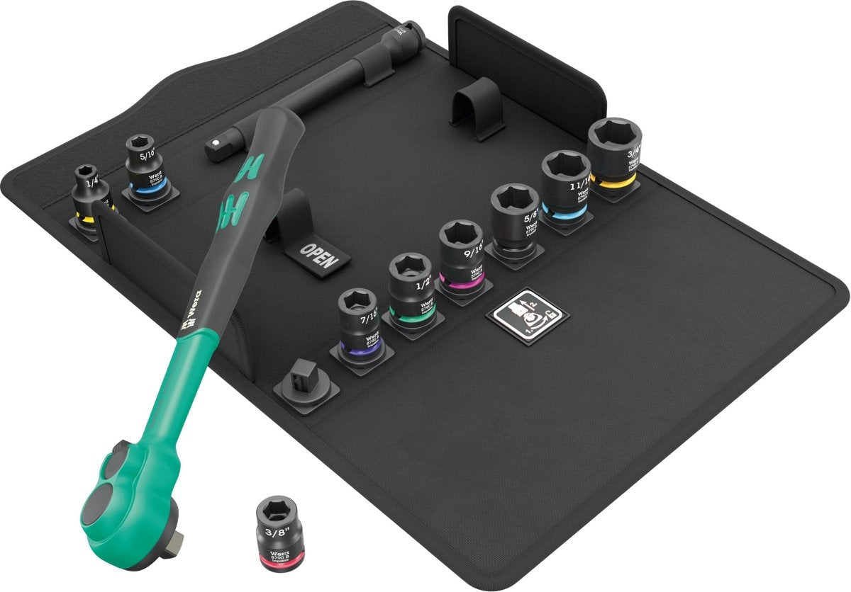 Wera 8100 SB 13 Zyklop Comfort Ratchet Set 3/8