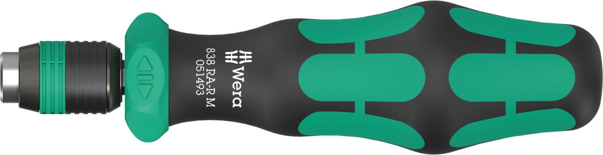 Wera 838 RA-R M Bitholding Ratcheting Screwdriver 1/4