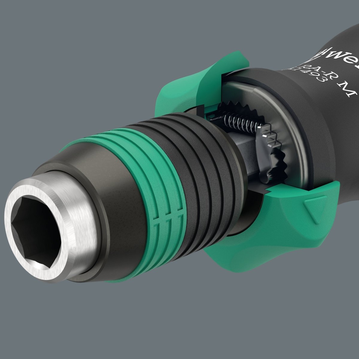 Wera 838 RA-R M Bitholding Ratcheting Screwdriver 1/4