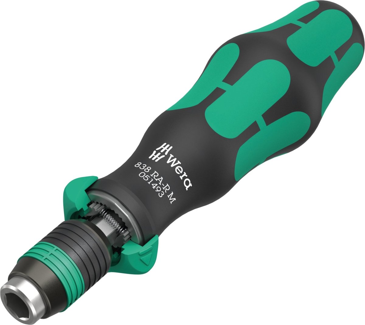 Wera 838 RA-R M Bitholding Ratcheting Screwdriver 1/4