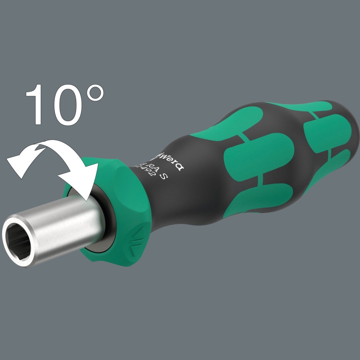 Wera 838 RA S Bitholding Ratcheting Screwdriver 1/4
