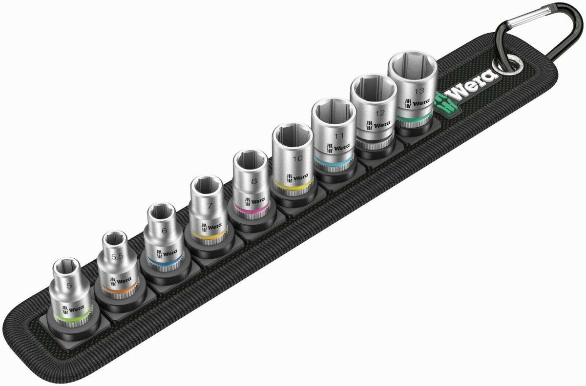 Wera 8790 HMA Belt 4 Zyklop Socket Belt Set 1/4