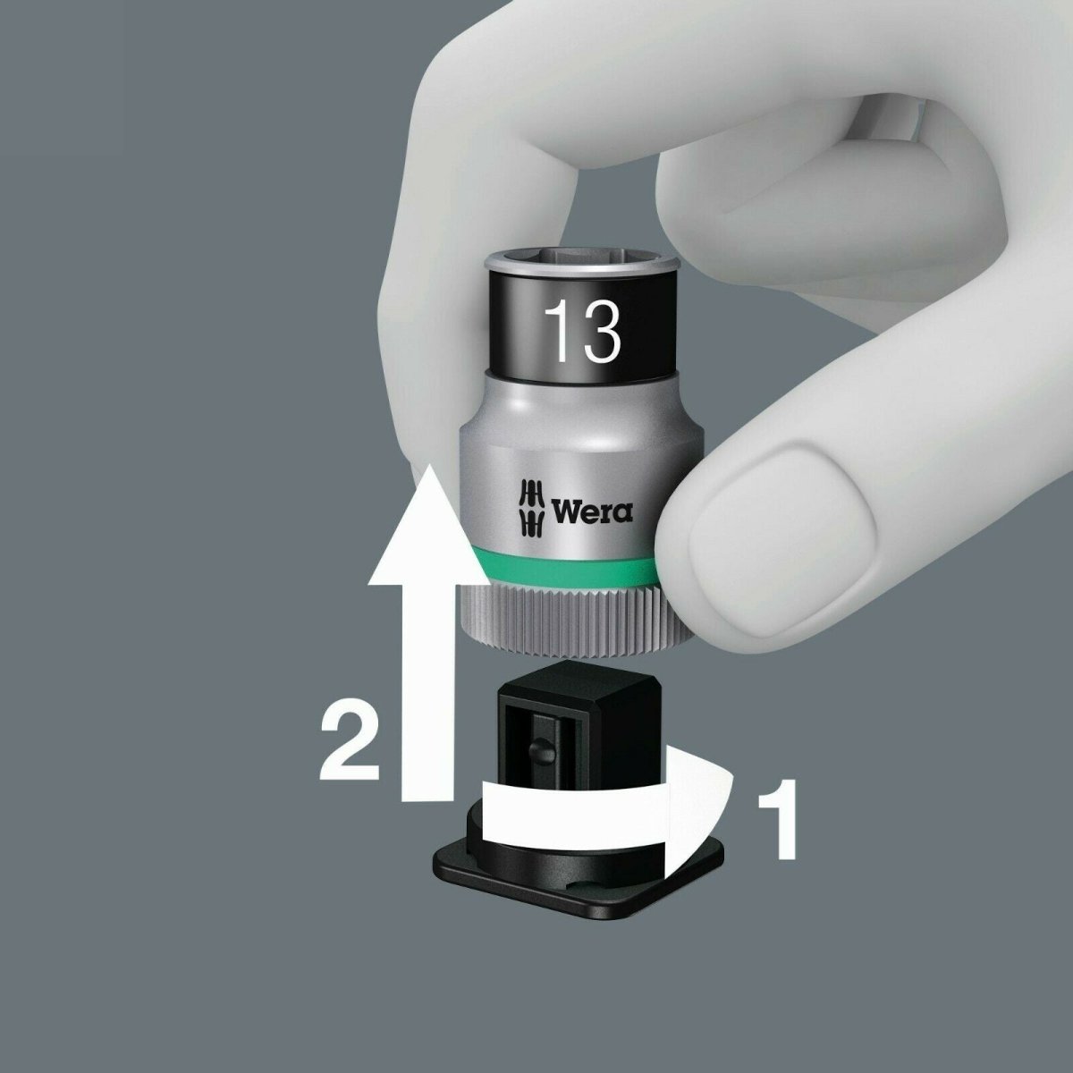 Wera 8790 HMA Belt 4 Zyklop Socket Belt Set 1/4