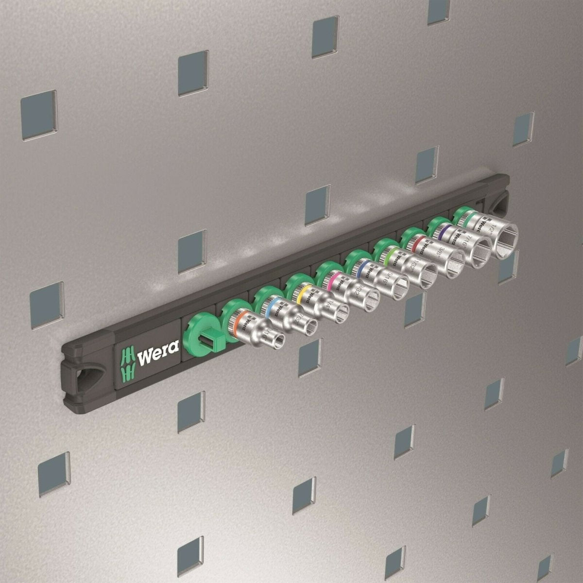 Wera A 1 Zyklop Magnetic Socket Rail Set 1/4