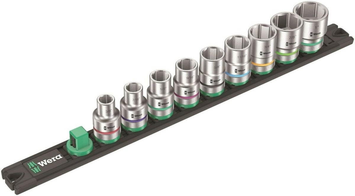 Wera C 1 Zyklop Magnetic Socket Rail Set 1/2