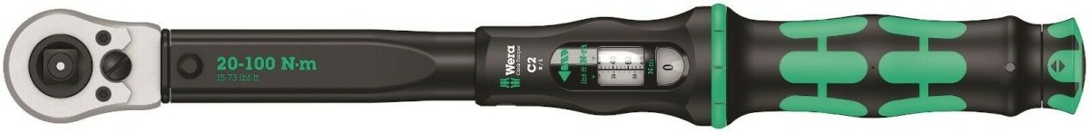Wera Click-Torque C 2 R/L Torque Wrench 20 - 100 Nm 1/2