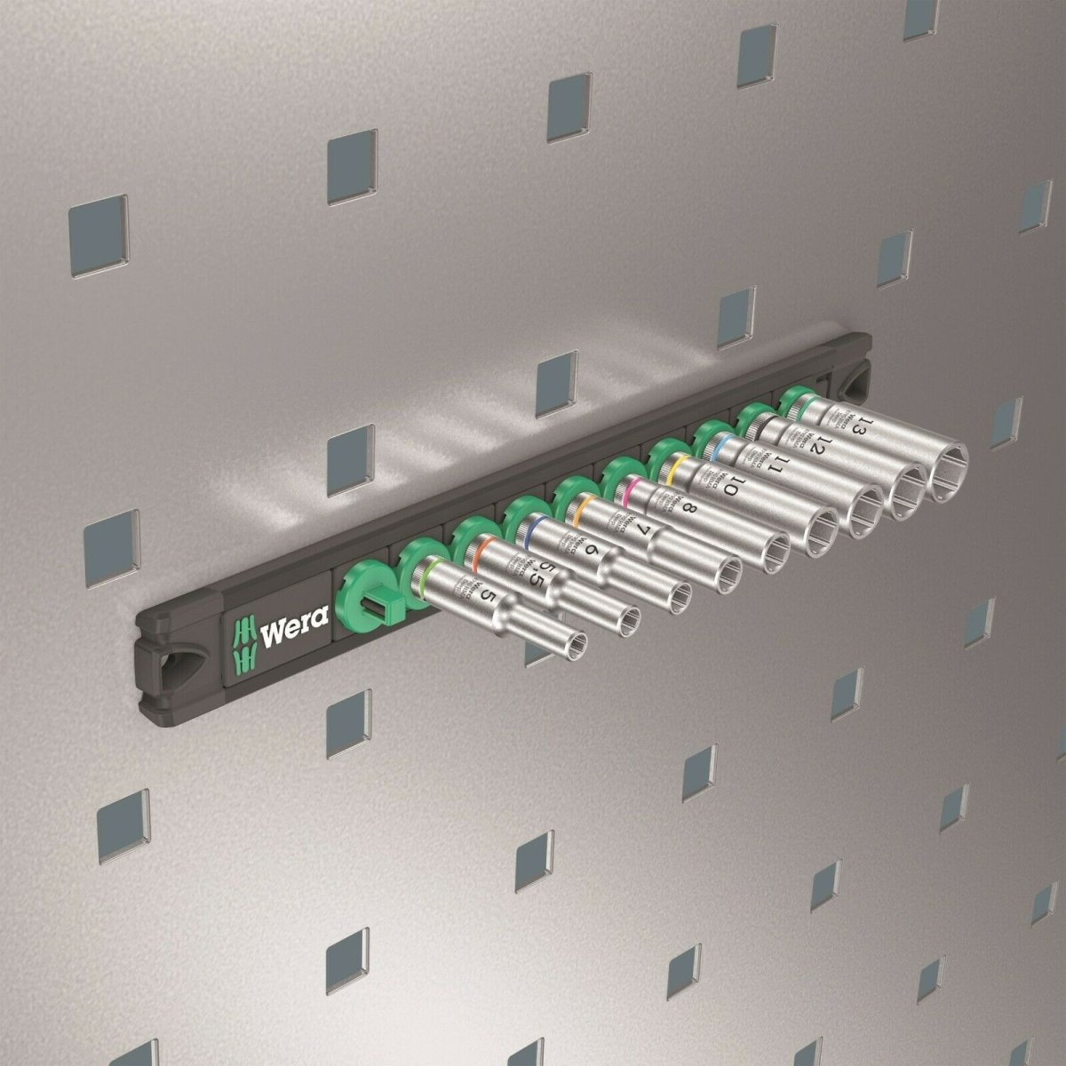 Wera Zyklop Magnetic Socket Rail A Deep 1 Set 1/4
