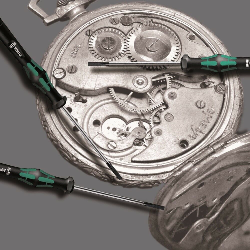 Wera 2052/6 Micro Precision Screwdriver Set With Rack 05118156001