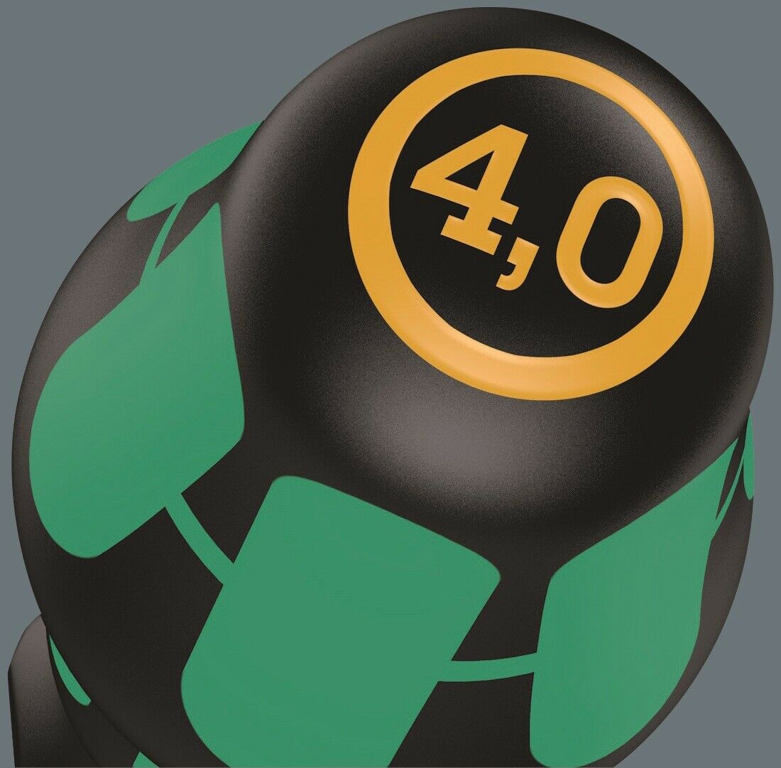 Wera 335/350/355/4 Kraftform Plus Screwdriver Set 200 mm Long 05347736002