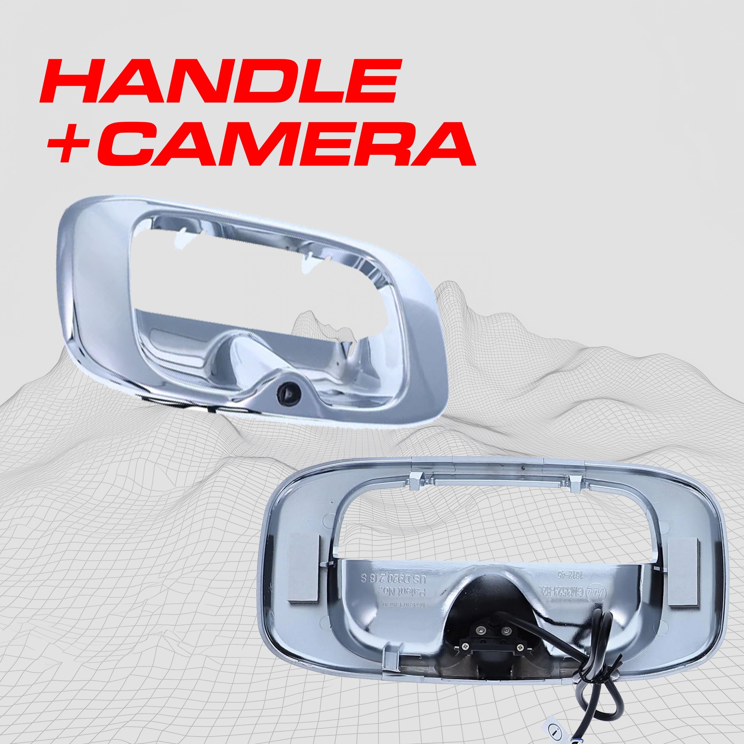 Chevrolet Silverado/GMC Sierra (1999-2006) Chrome Replacement Tailgate Bezel with Backup Camera