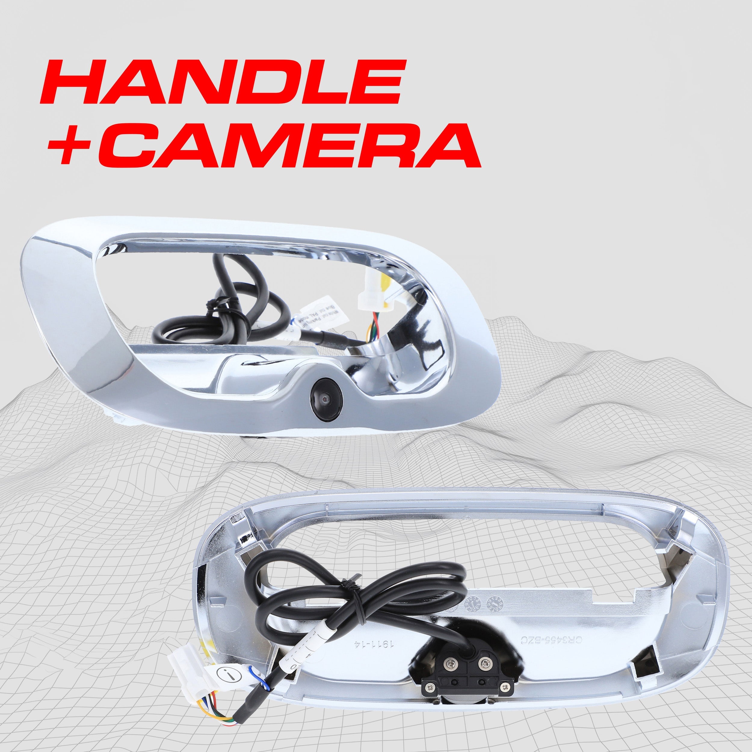 Dodge Dakota (1997-2011) Chrome Replacement Tailgate Bezel with Backup Camera