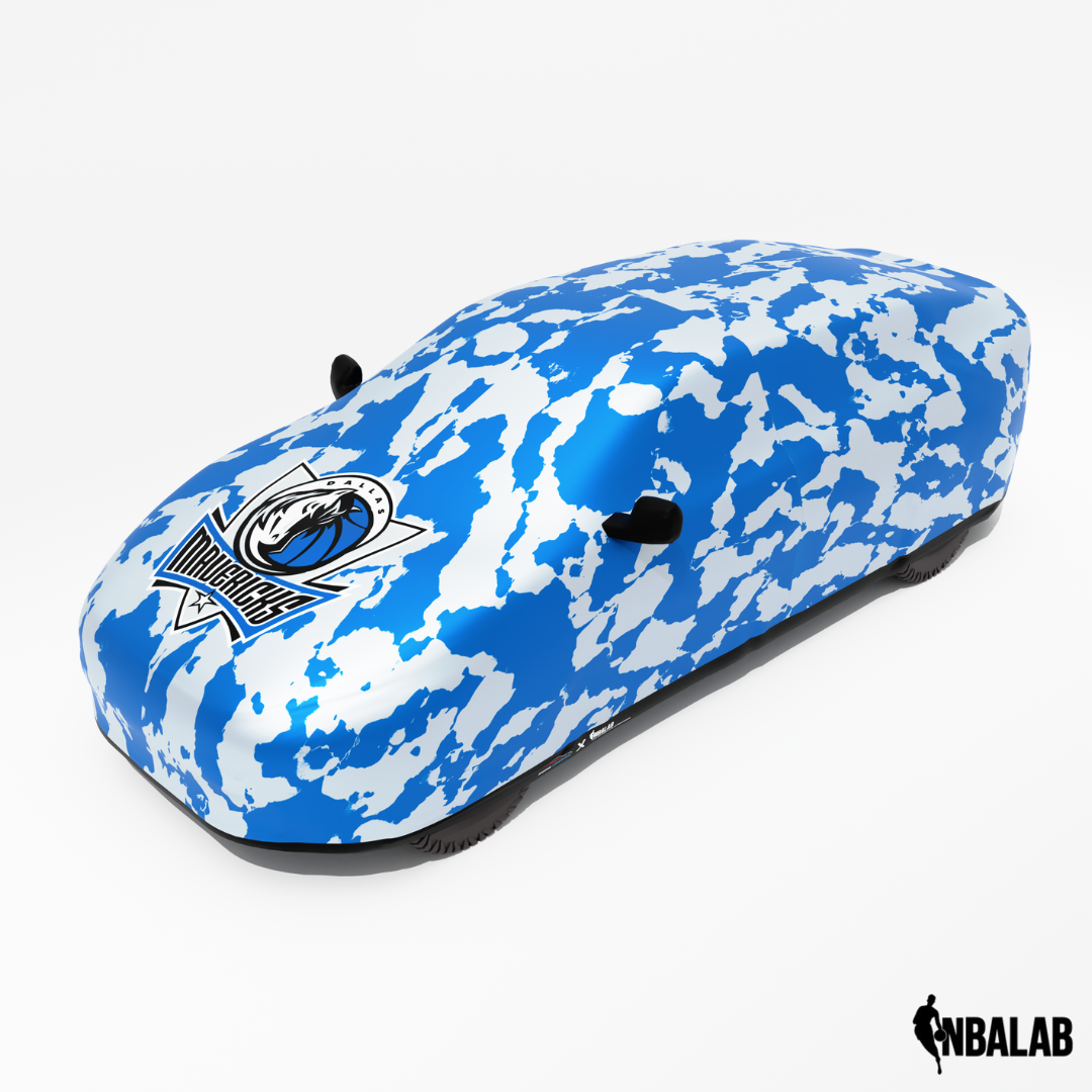 Officially Licensed Dallas Mavericks Comouflage Car Covers – Indoor & Outdoor | NBA Protection | HeroCovers