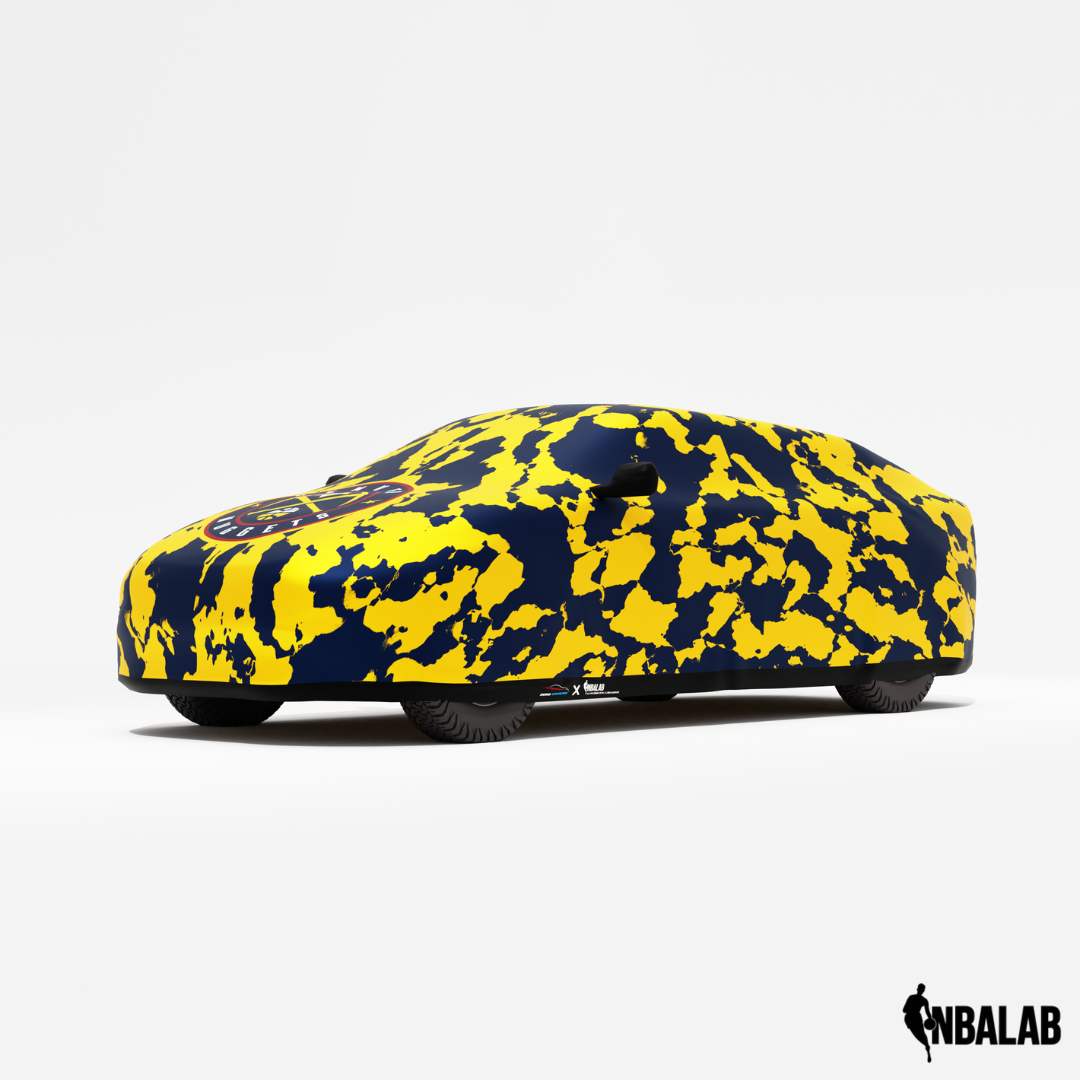 Officially Licensed Denver Nuggets Comouflage Car Covers – Indoor & Outdoor | NBA Protection | HeroCovers