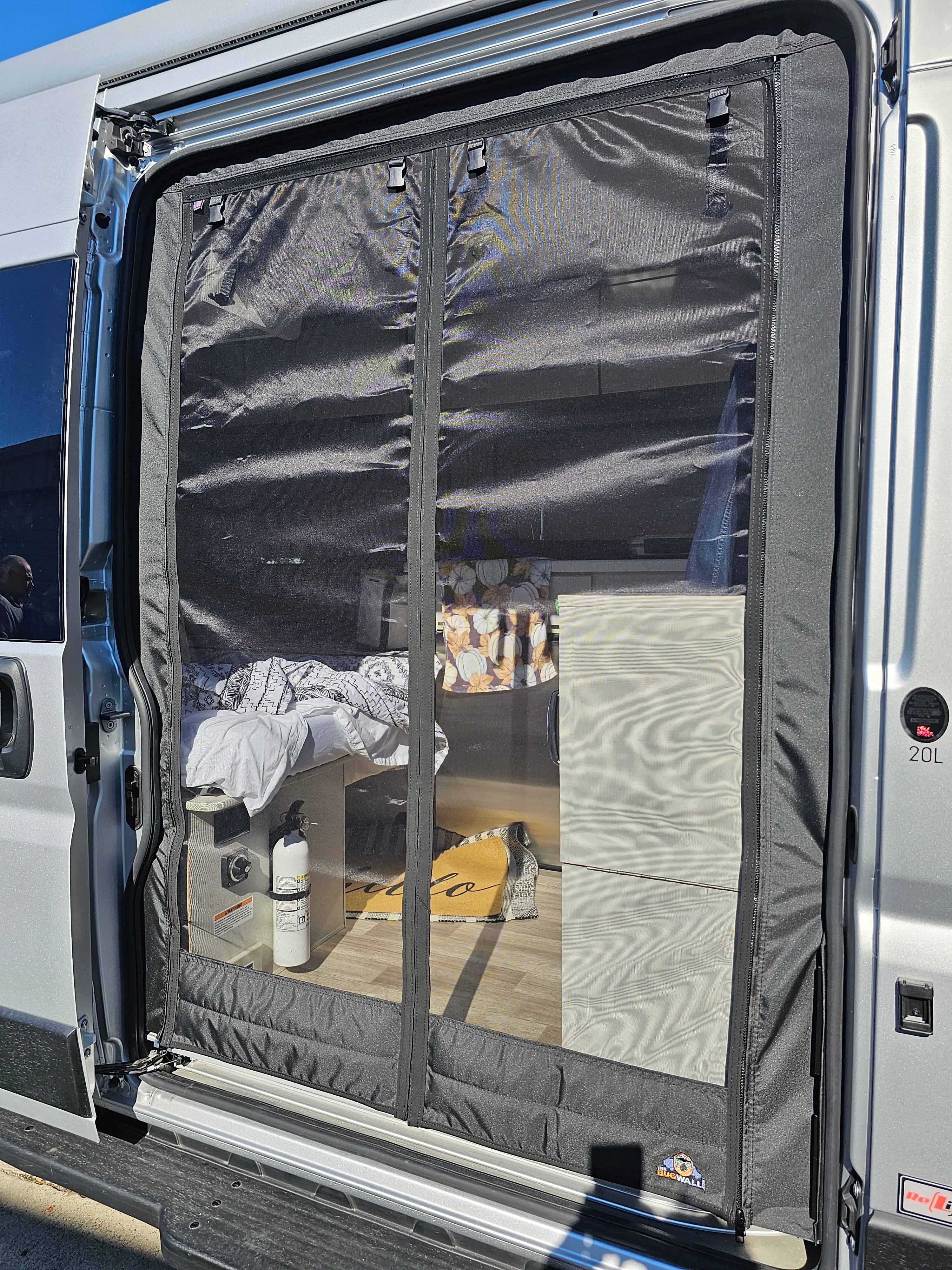 Winnebago Travato Ram Promaster Sliding Door Insect Bug Screen