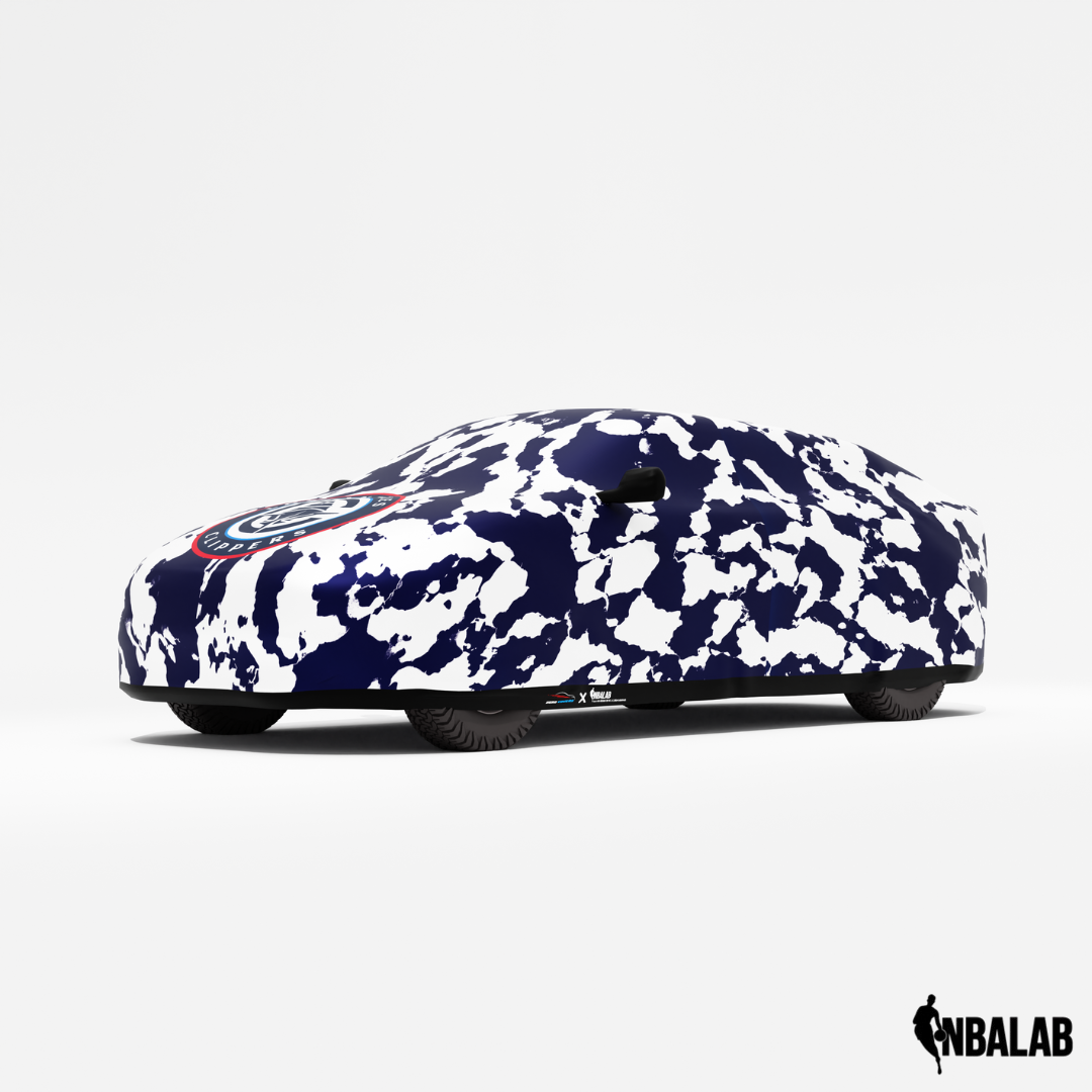 Officially Licensed Clippers Comouflage Car Covers – Indoor & Outdoor | NBA Protection | HeroCovers