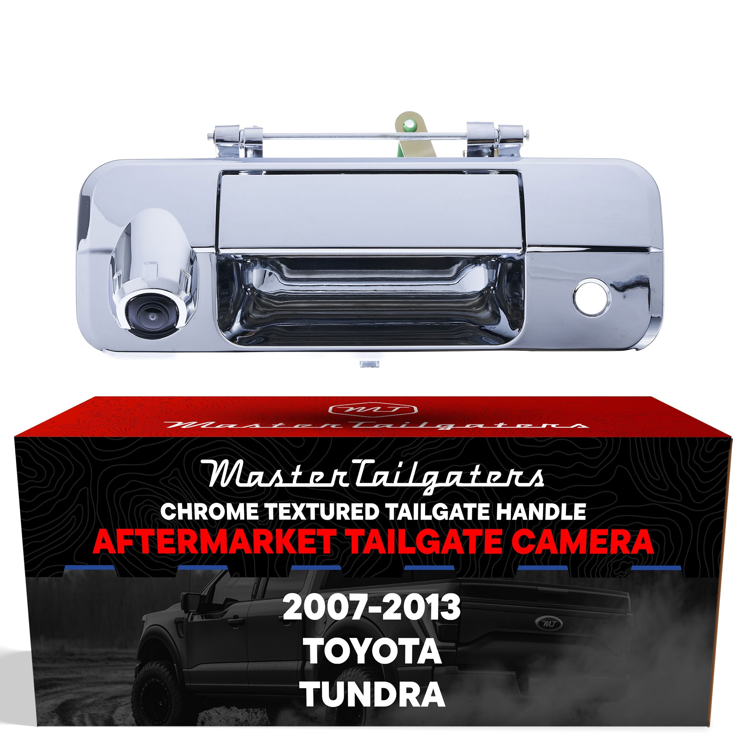 Toyota Tundra (2007-2013) Chrome Replacement Tailgate Handle with Backup Camera