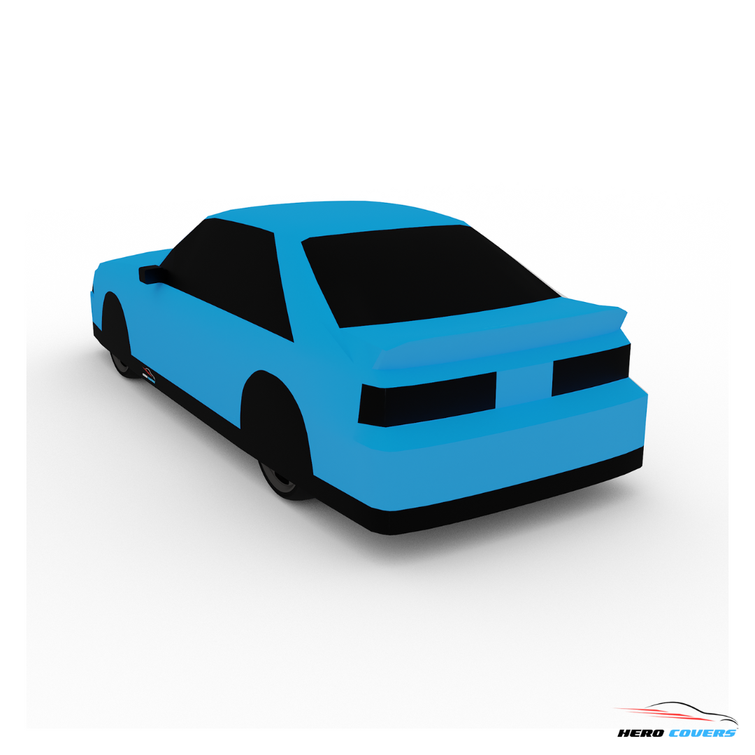 Indoor or Outdoor Car Cover | Compatible For: Ford Mustang Third Generation (1979–1993) – Fox Body