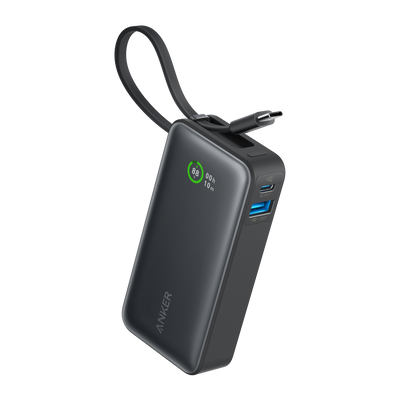 Anker Nano Power Bank (30W, Built-In USB-C Cable)