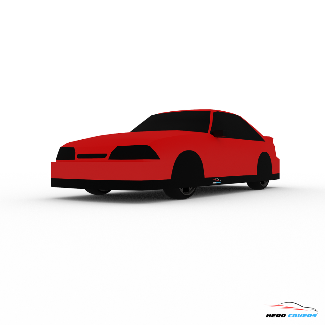 Indoor or Outdoor Car Cover | Compatible For: Ford Mustang Third Generation (1979–1993) – Fox Body