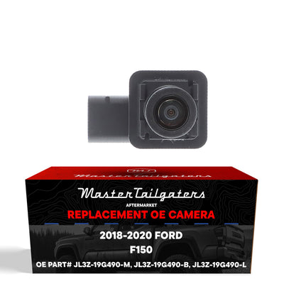 Ford F150 Regular Cab / Extended Cab / Crew Cab w/ Trailer Hook-Up Lamp (2018-2020) OEM Replacement Backup Camera OE Part # JL3Z-19G490-M, JL3Z-19G490-L, JL3Z-19G490-B