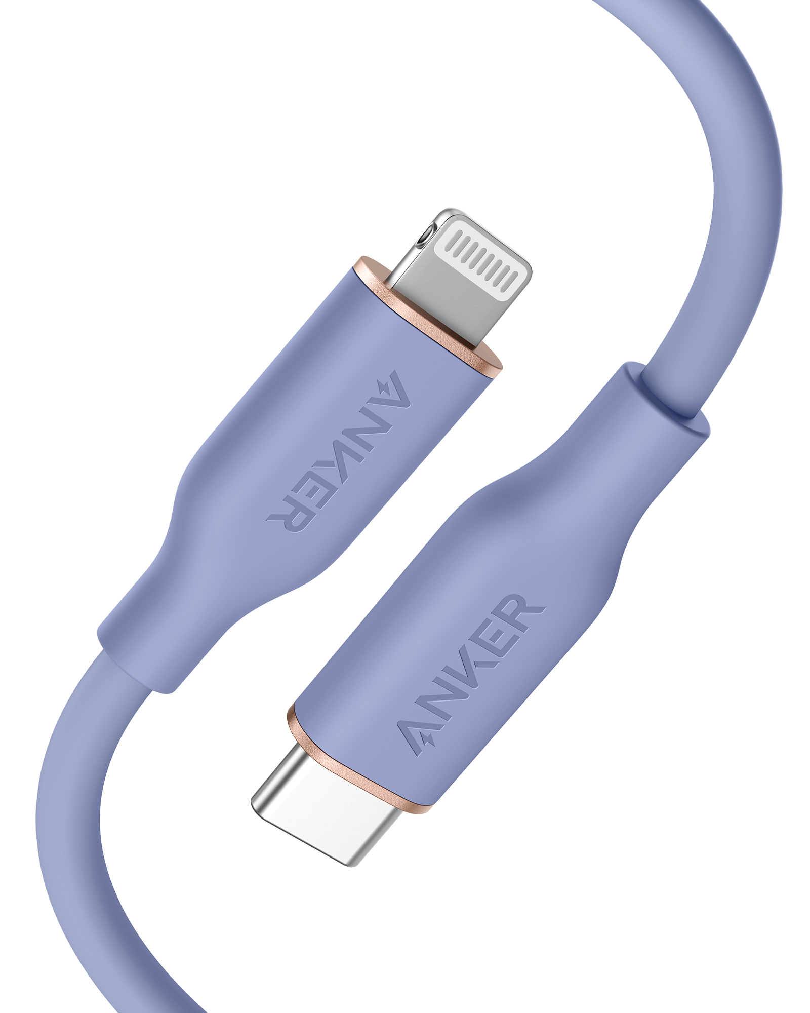Anker <b>641</b> USB-C to Lightning Cable (Flow, Silicone)