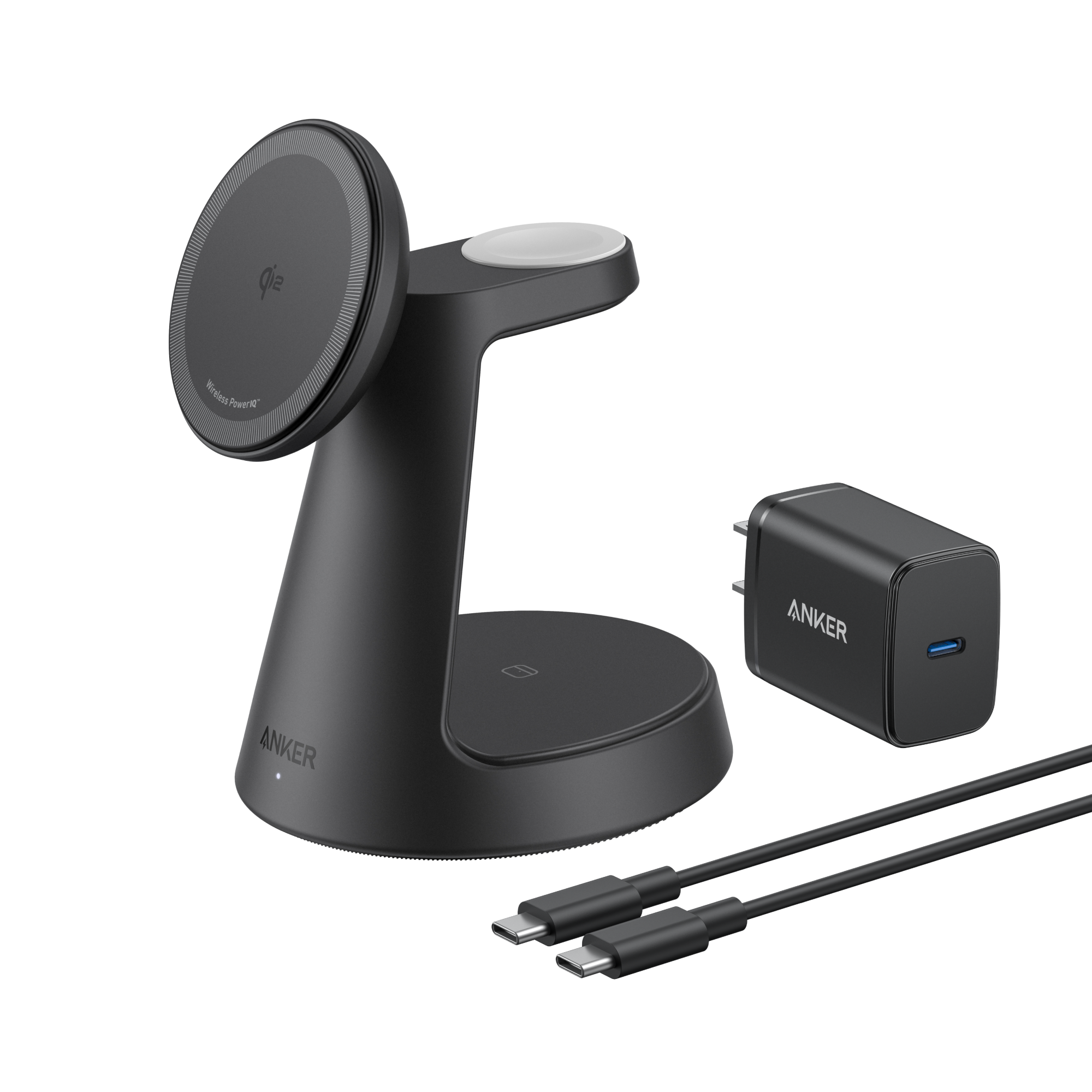 Anker MagGo Wireless Charging Station (3-in-1, Dock Stand)