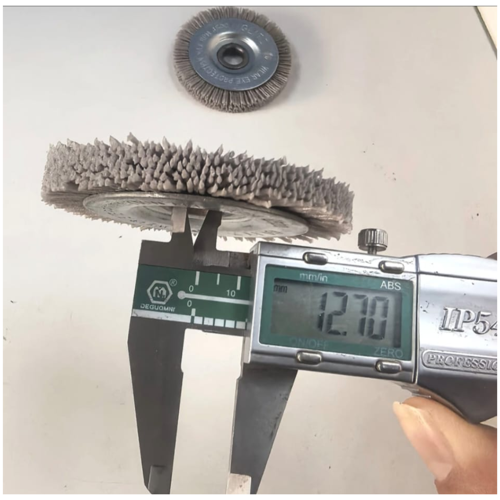 Brush for Key Machines Industrial 3 Inch Nylon Wheel Brushes Abrasive Filaments Deburring