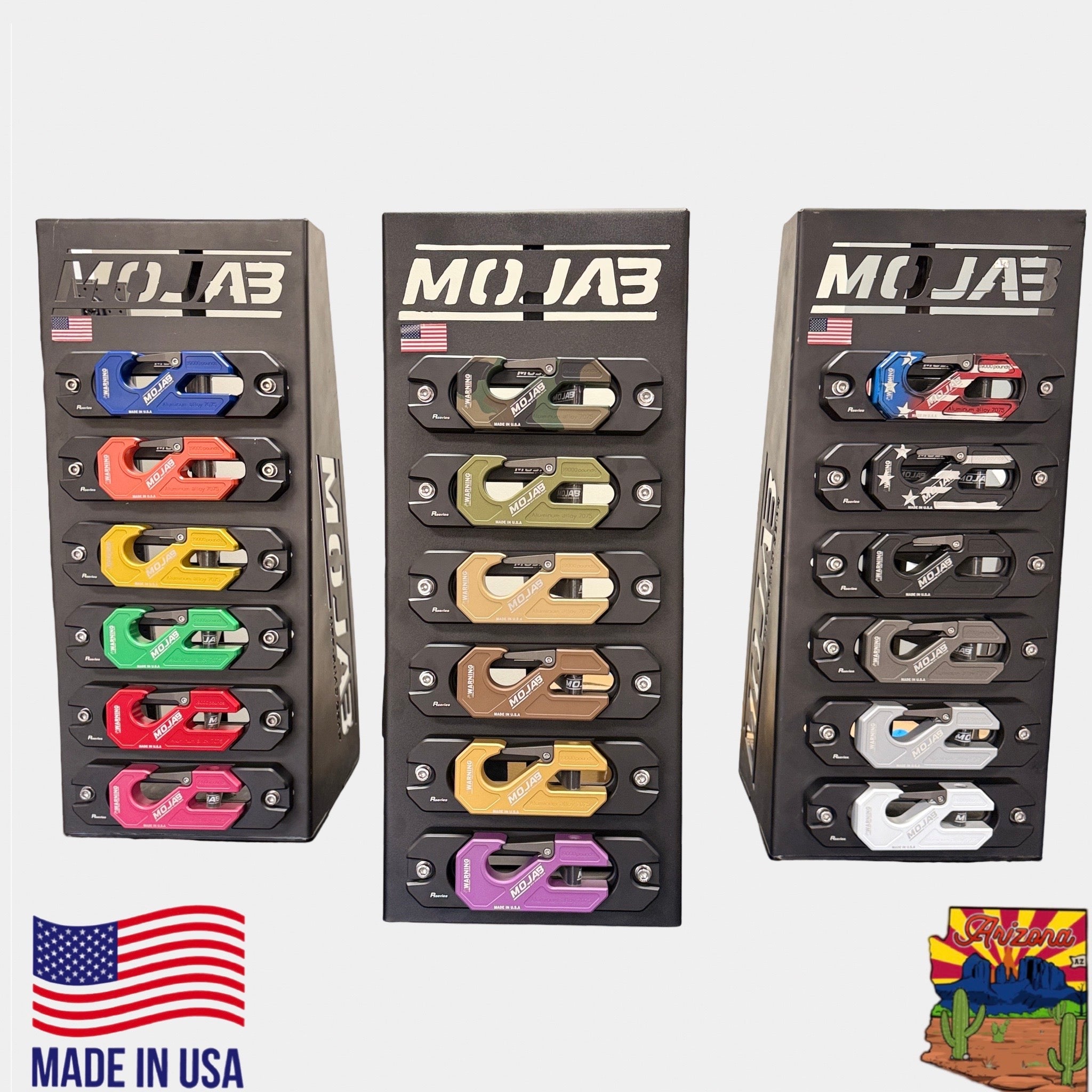 Aluminum Recessed Winch Shackle with Fairlead Kit, closed latch (LIFE TIME WARRANTY*)