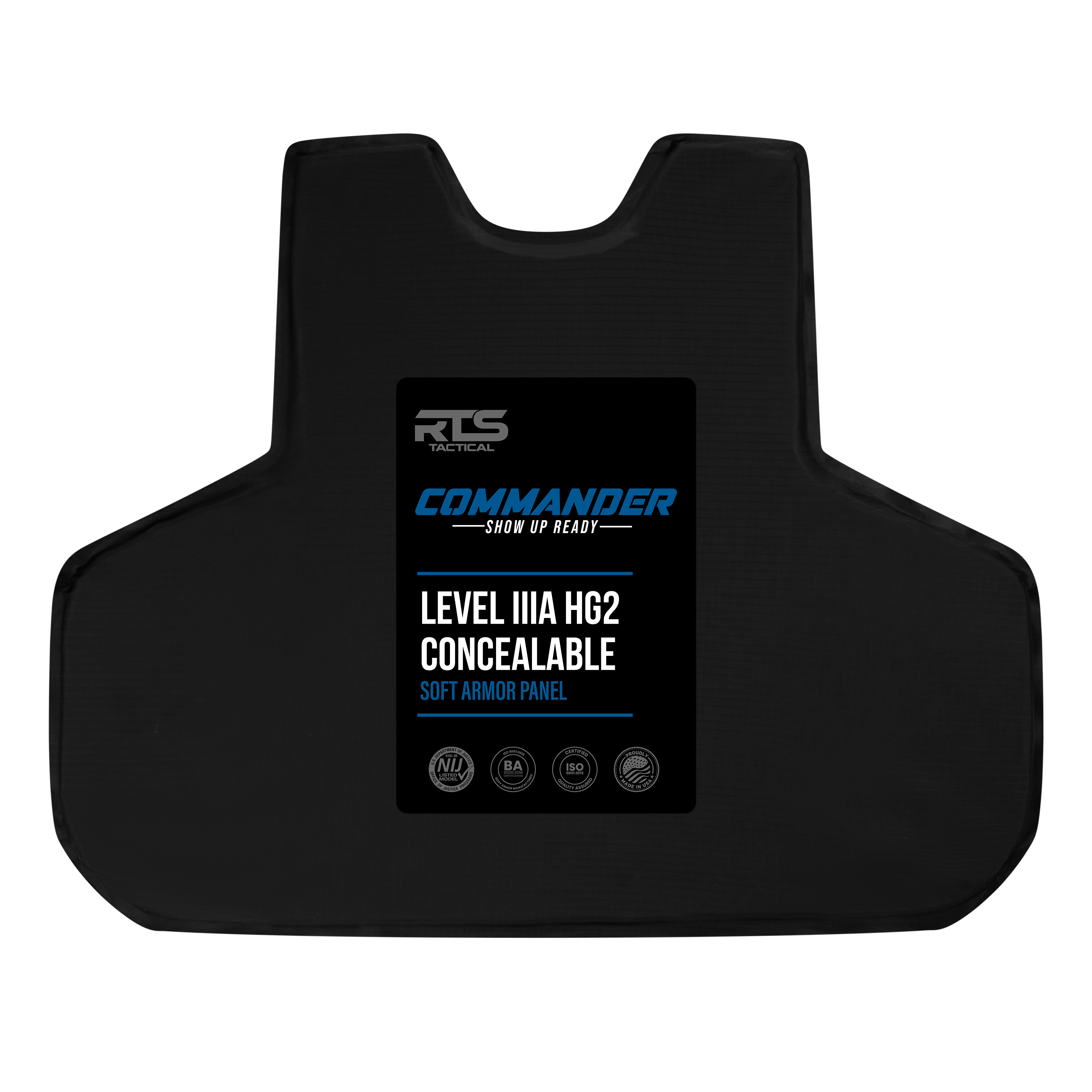 RTS Tactical Hero's Level IIIA+ NIJ 06 Concealable Vest - Commander