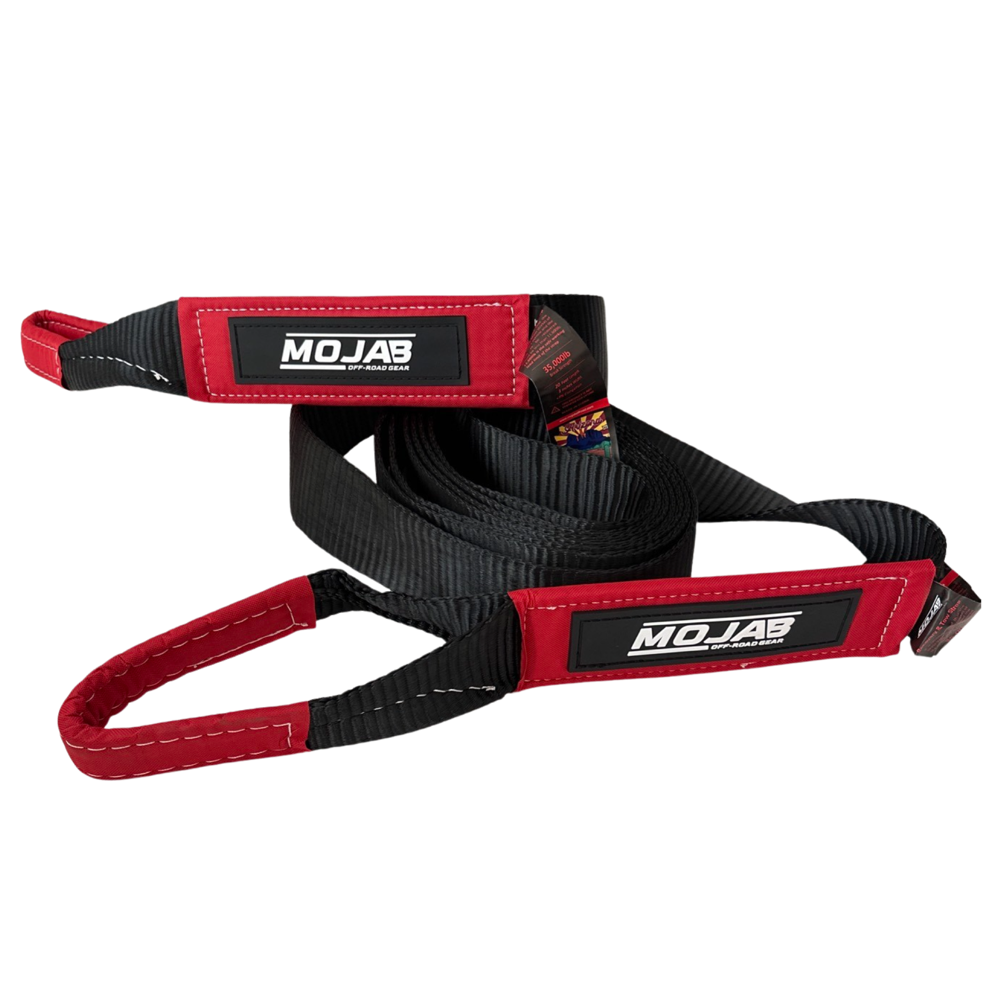 3'' x 20' Tow Strap / Winch Strap (Lifetime Warranty)