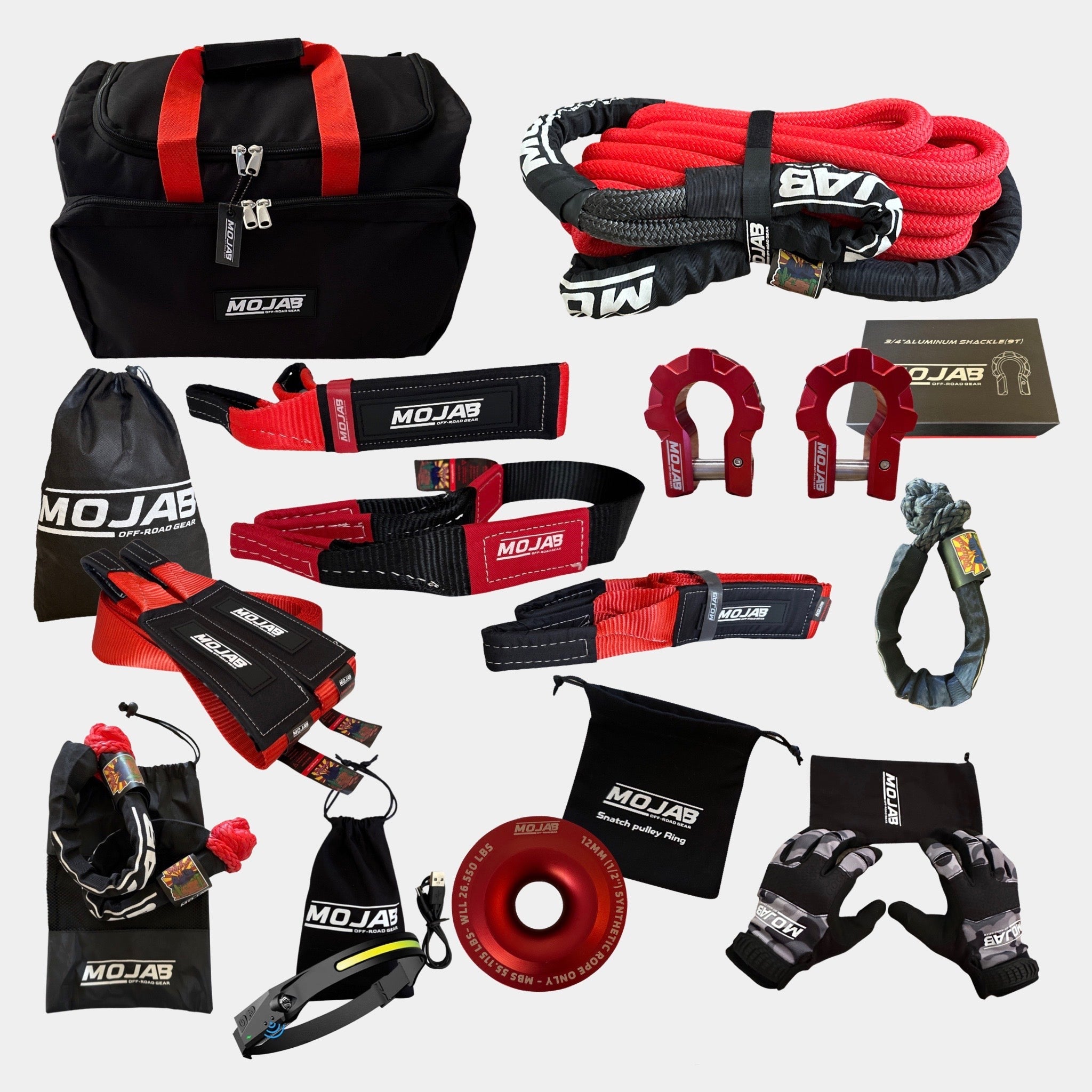 Extreme Recovery Kit (14 items + 9 storage bags + 4 Velcro tapes) *Lifetime Warranty