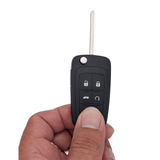2010 - 2021 Chevrolet Cruze Impala Malibu PEPS Smart Remote Flip Key Fob Replacement - 5B Trunk / Start - OEM Part Strattec 5921873 (OHT05918179)
