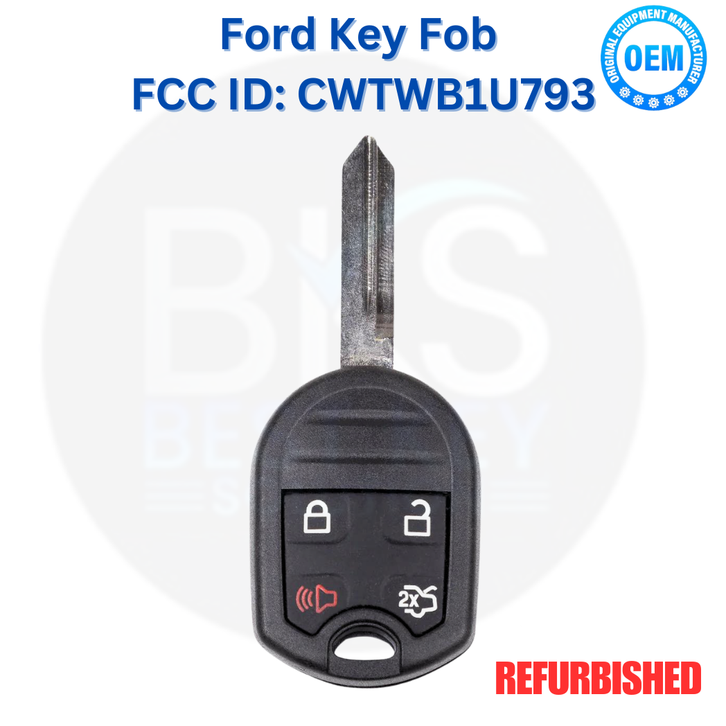 2006-2018 Ford Remote Head Key FCC ID: CWTWB1U793 | Chip 80-Bit | OEM Refurbished
