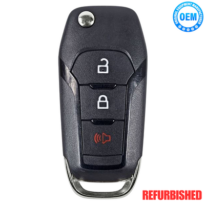 Ford 3 Button Remote Head Flip Key Fob FCC ID: N5F-A08TAA, P/N: 164-R8130, Key HU101, Refurbished