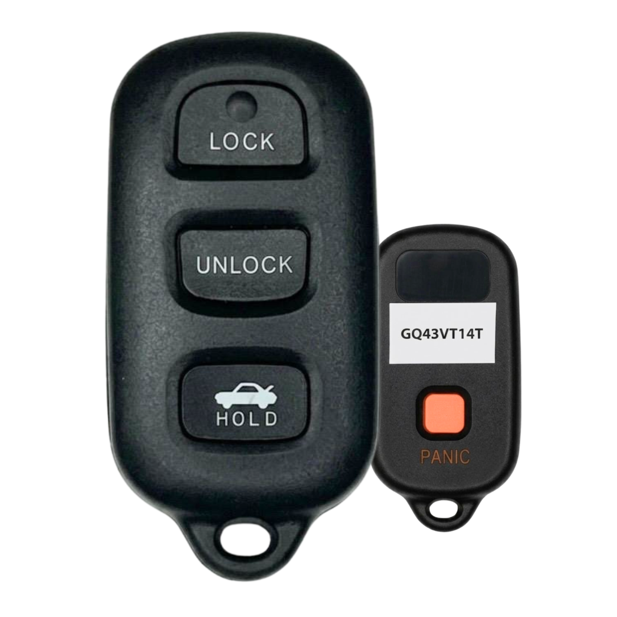 Toyota 4-Button Remote with FCC ID: GQ43VT14T - P/N: 89742-AA030